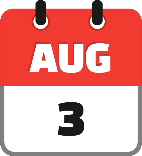 August 3 Icon