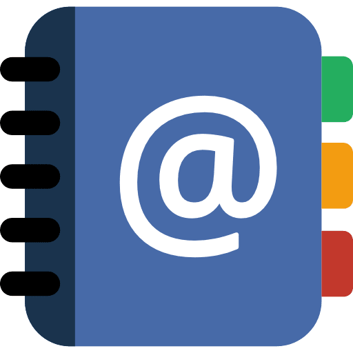 Address Book Color Icon