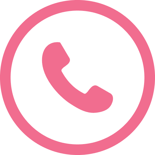 Pink Phone Icon