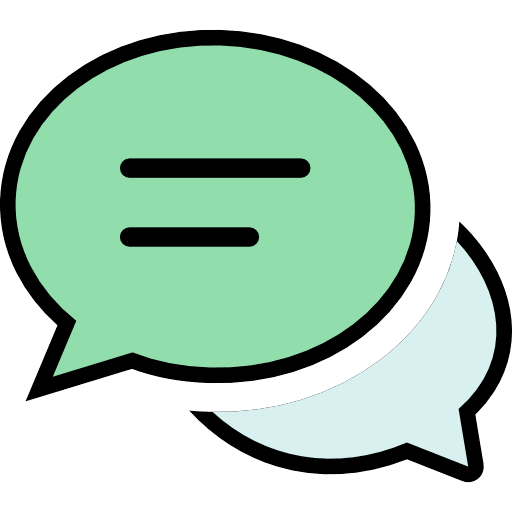 Double Chat Bubble Icon