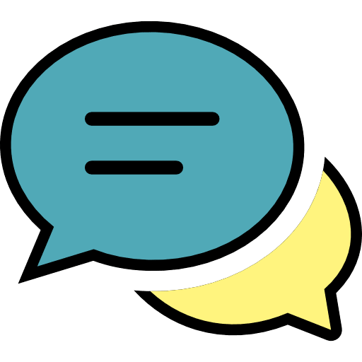 Two Speech Bubbles Icon