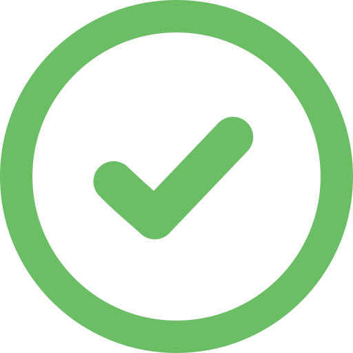 Green Checkmark Line Icon