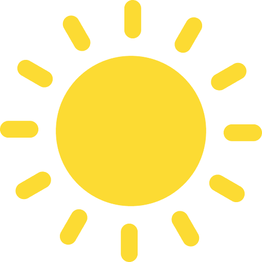 Sun Color Icon