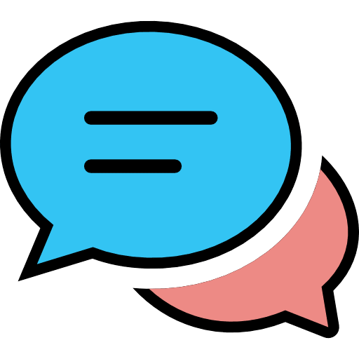 Two Way Chat Bubble Icon