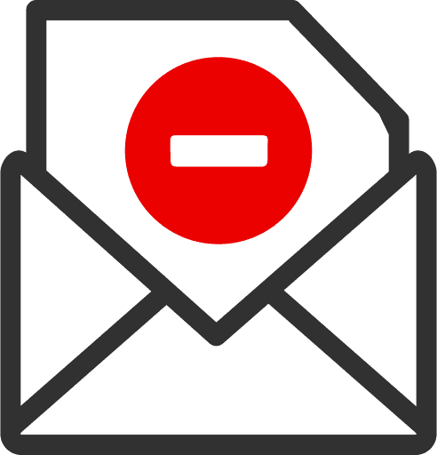 Email Newsletter Unsubscribe Icon