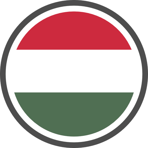 Hungary Flag Round Circle Icon