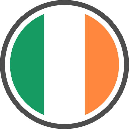 Ireland Flag Round Circle Icon