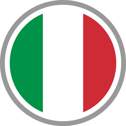 Italy Flag Round Circle Icon