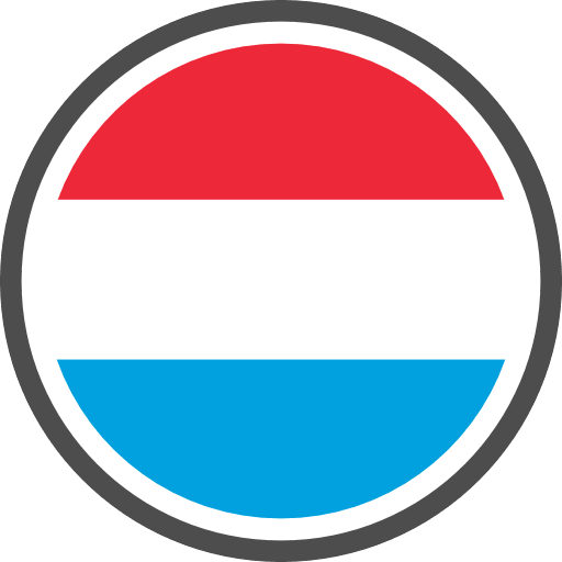 Luxembourg Flag Round Circle Icon