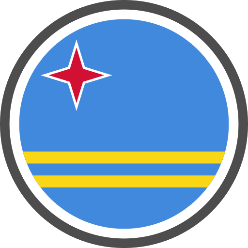 Aruba Flag Round Icon