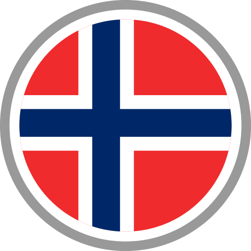 Norway Flag Round Circle Icon