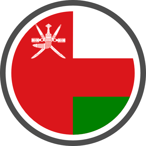 Oman Flag Round Icon