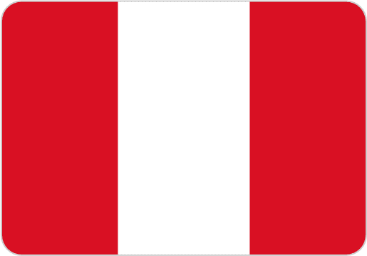 Peru National Flag Icon