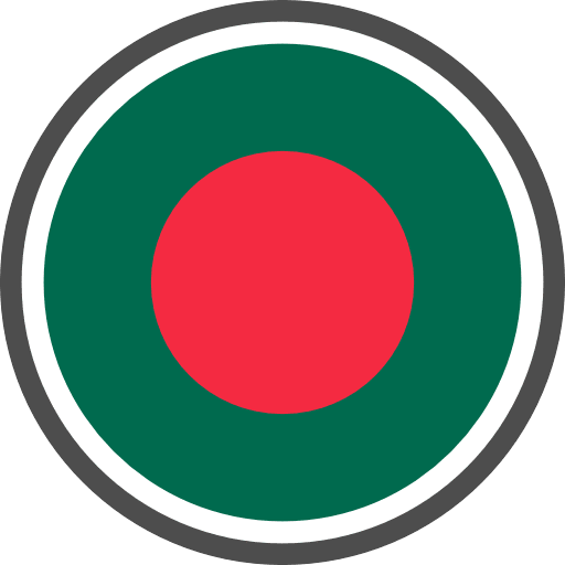 Bangladesh Flag Round Circle Icon