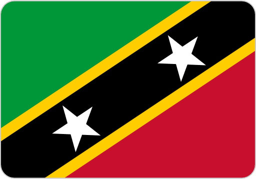 Saint Kitts And Nevis Flag Icon