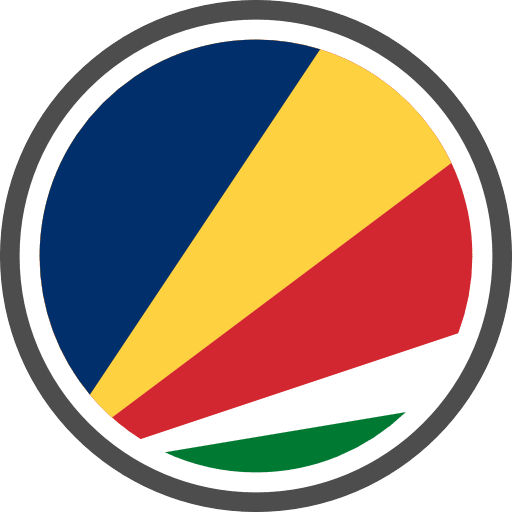 Seychelles Flag Round Circle Icon