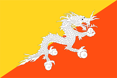 Bhutan Flag Icon