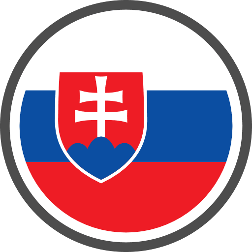 Slovakia Flag Round Circle Icon