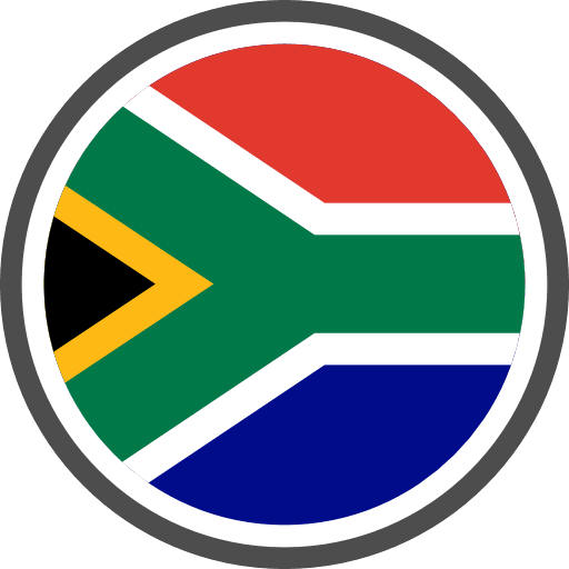 South Africa Flag Round Circle Icon