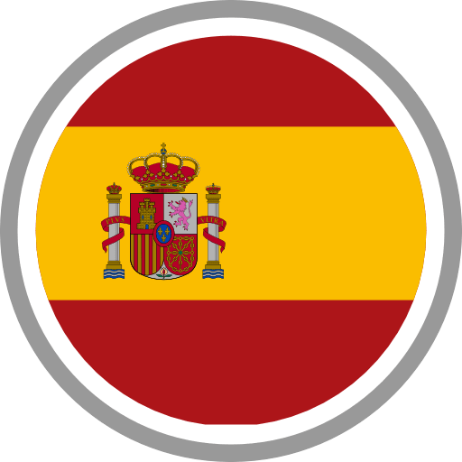 Spain Country Flag Round Icon