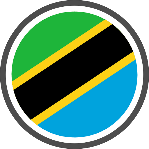 Tanzania Flag Round Circle Icon