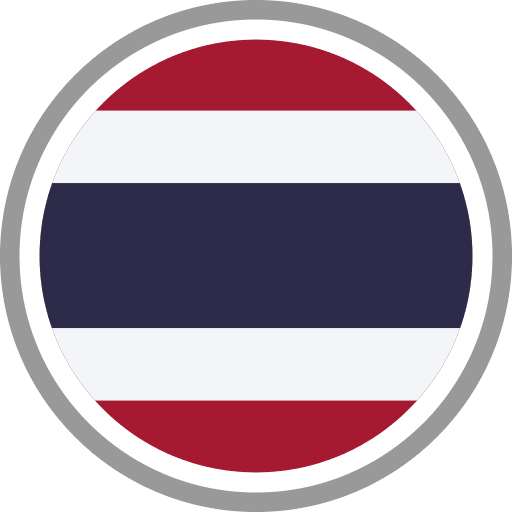 Thailand Flag Round Circle Icon