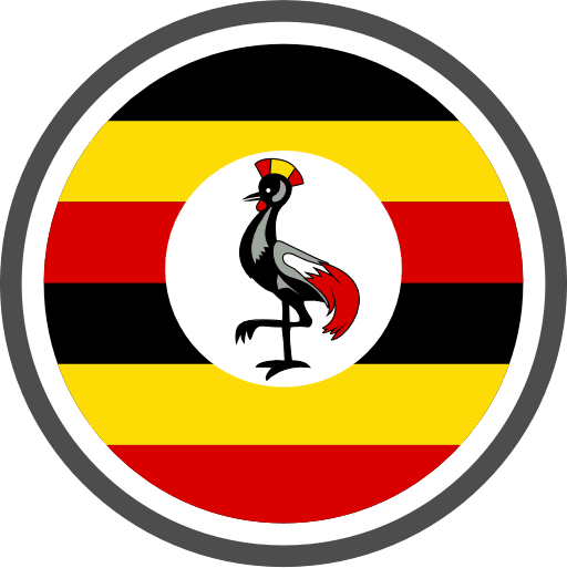 Uganda Flag Circle Icon