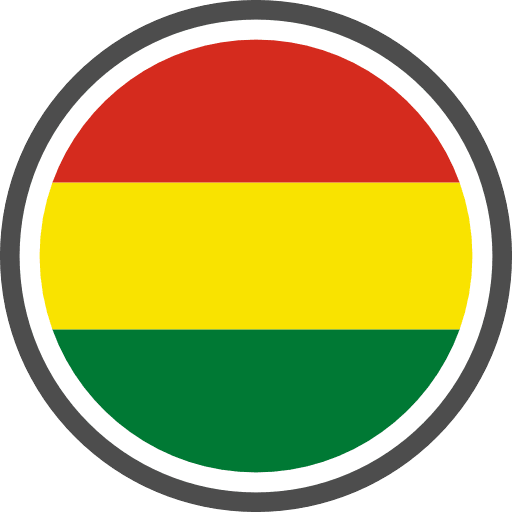 Bolivia Flag Round Circle Icon