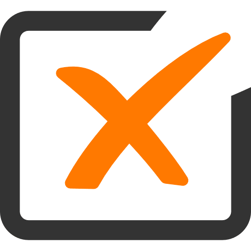 Checkbox Cross Orange Icon