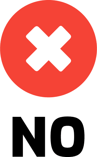 No Cross Icon