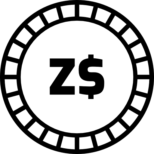 Coin Zimbabwean Dollar Zwl Icon