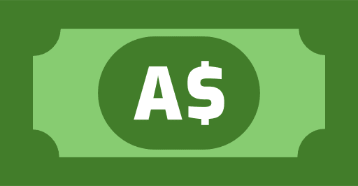 Australian Dollar Note Color Icon