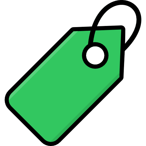 Tag Label Green Icon