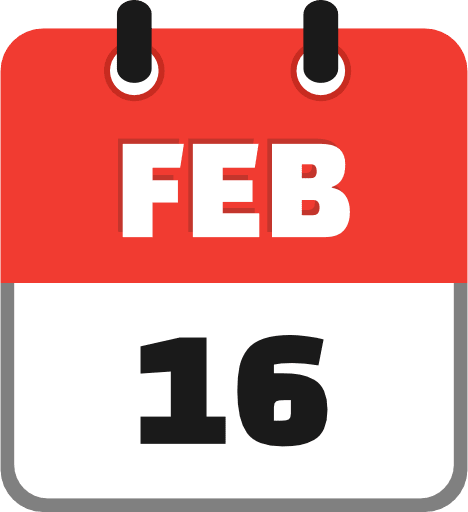 February 16 Icon