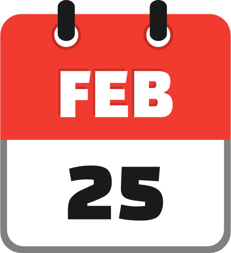 February 25 Icon