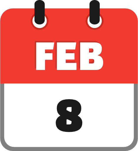 February 8 Icon