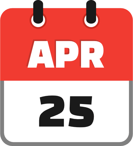 April 25 Icon