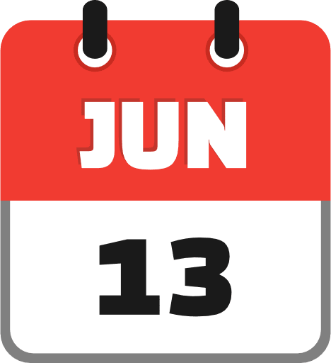 June 13 Icon