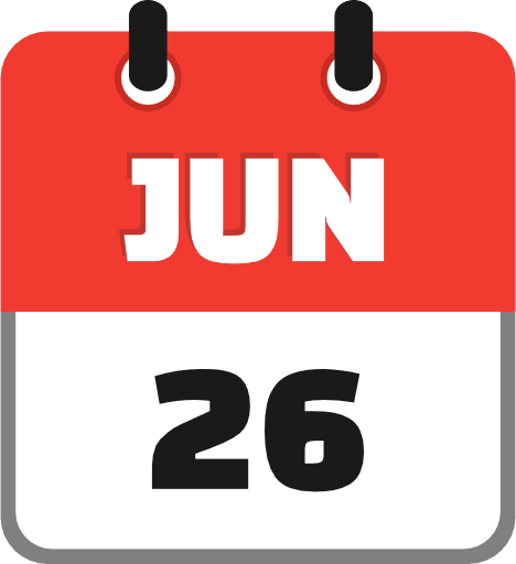 June 26 Icon