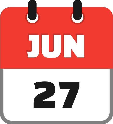 June 27 Icon