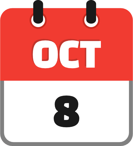 October 8 Icon