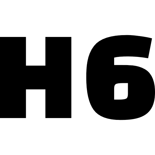 H6 Heading Icon