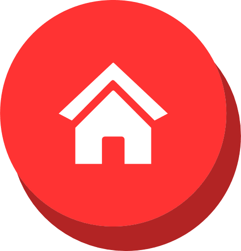 Home Button Red Icon