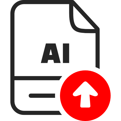 Upload Ai Icon