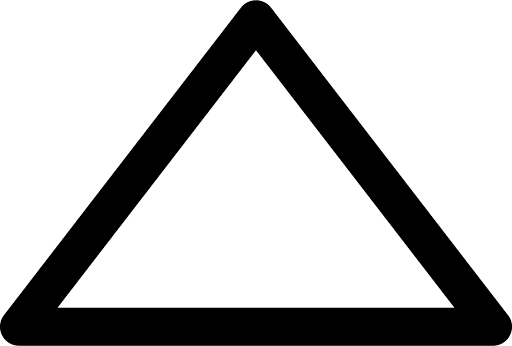 Triangle Top Outline Icon