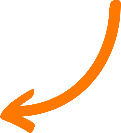 Twisted Arrow Back Orange Icon