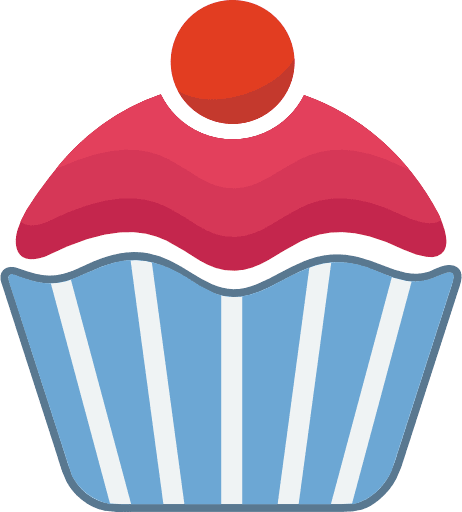 Cake Cup Color Icon