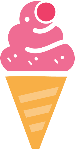 Ice Cream Color Icon