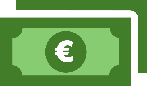 Euro Notes Color Icon