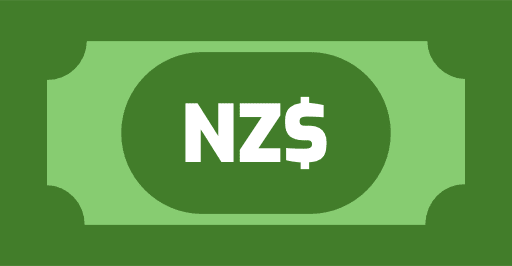 New Zealand Dollar Note Color Icon